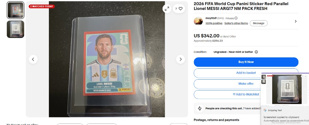 Lionel Messi Red #ARG17